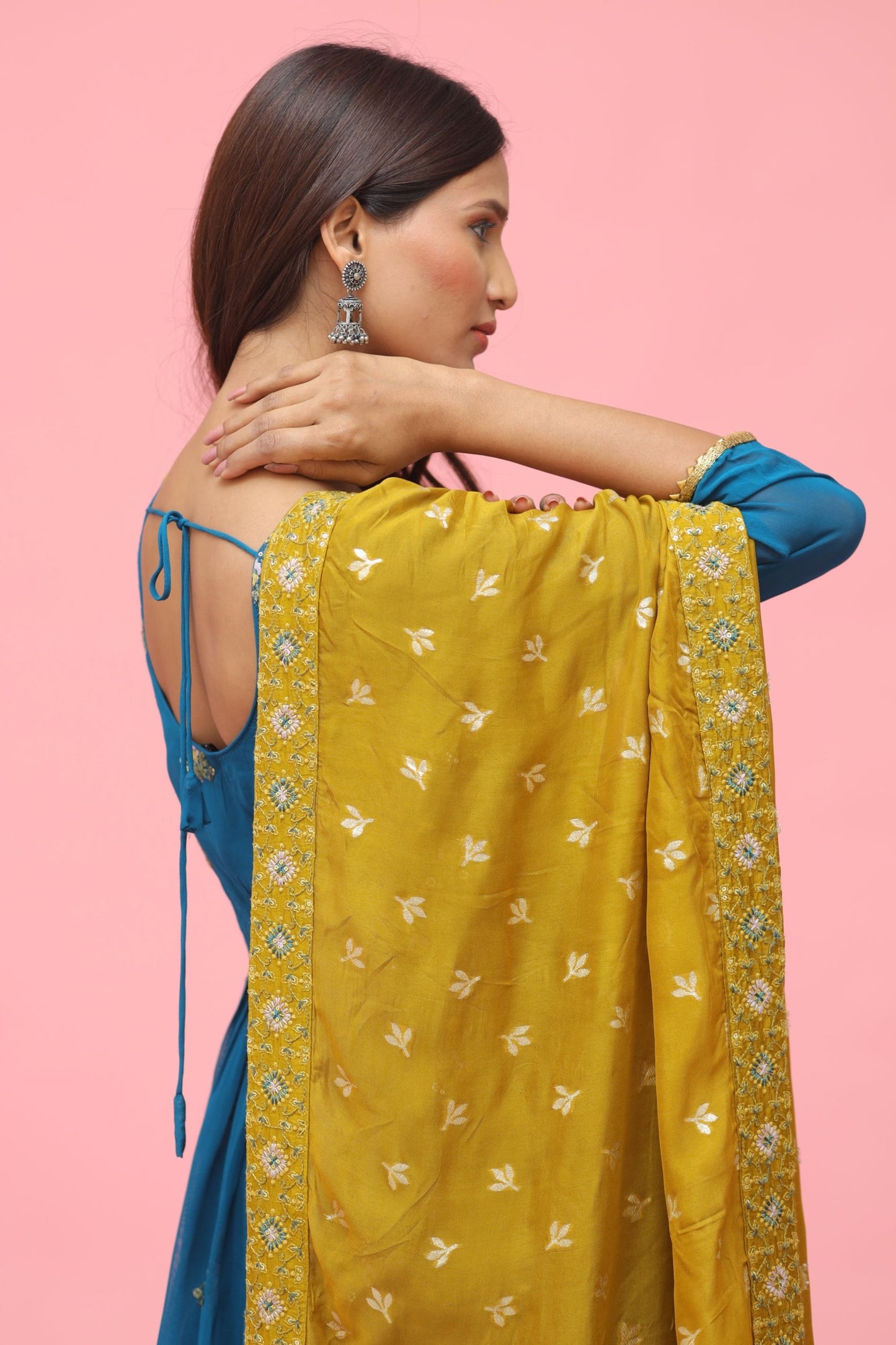Embroidered A-Line Kurti