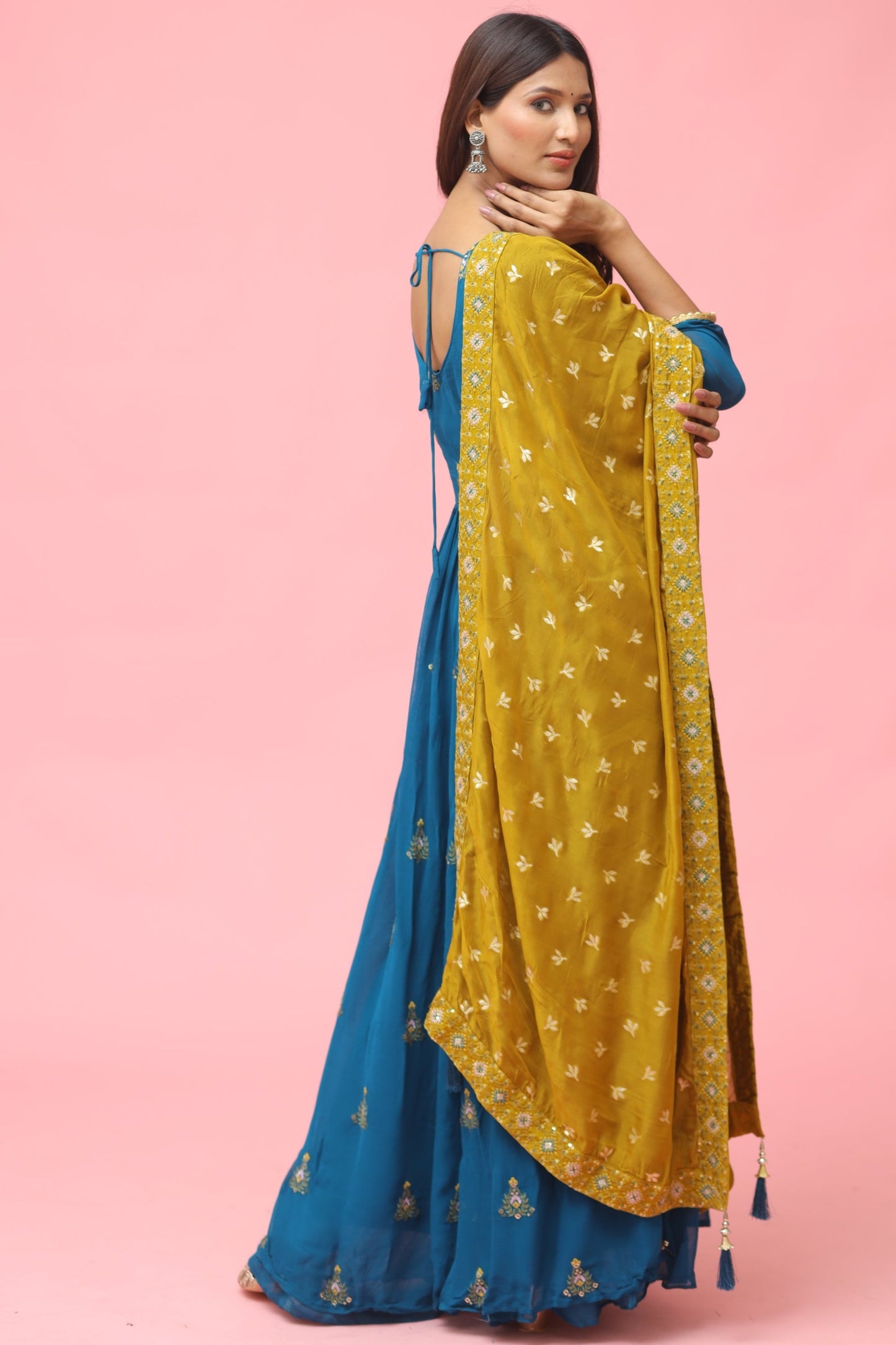 Embroidered A-Line Kurti