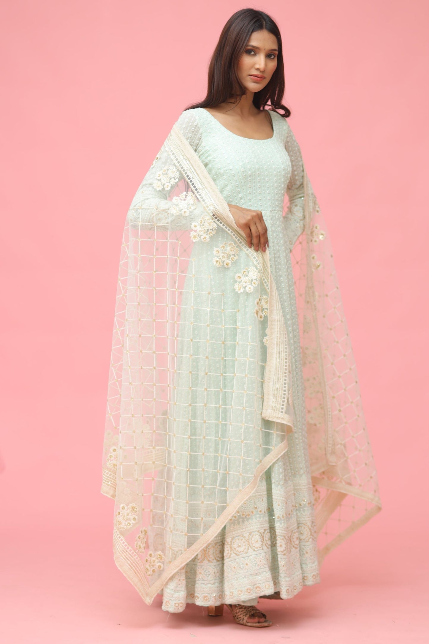 Anarkali Dress with Dupatta