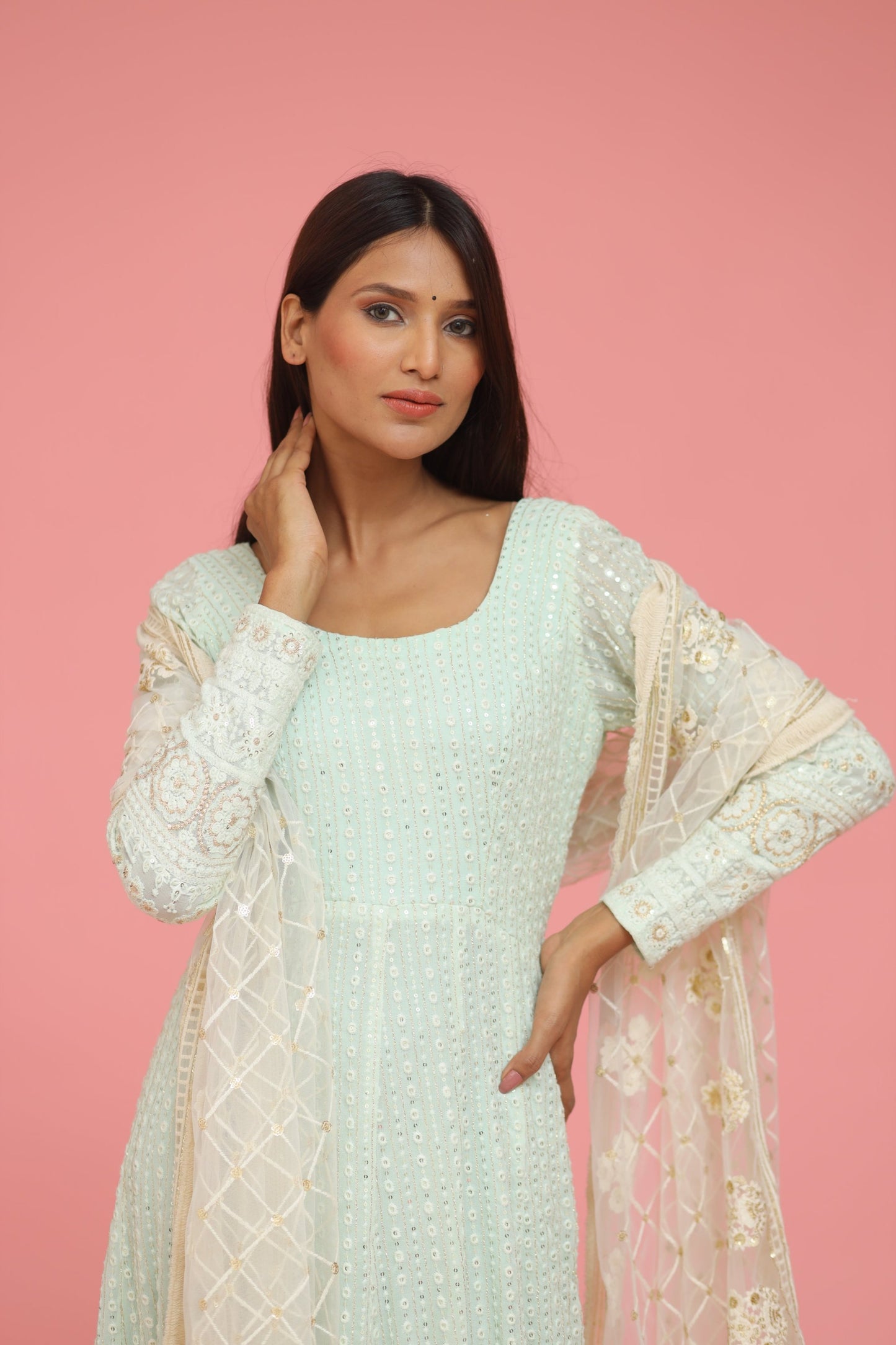 Anarkali Dress with Dupatta