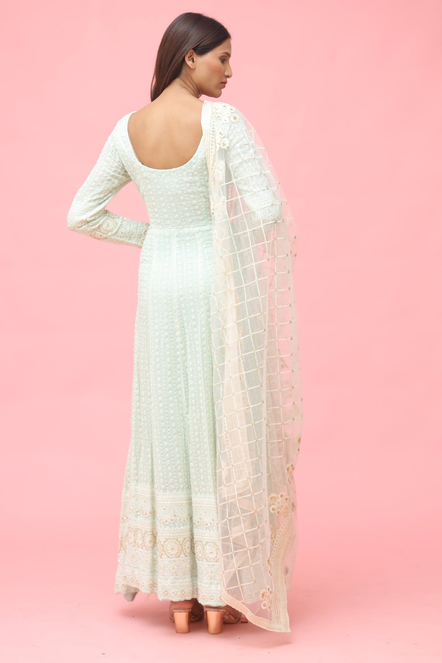Anarkali Dress with Dupatta