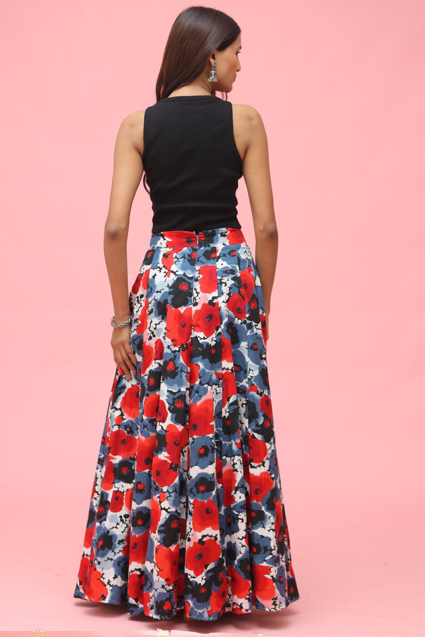Floral Pink Skirt