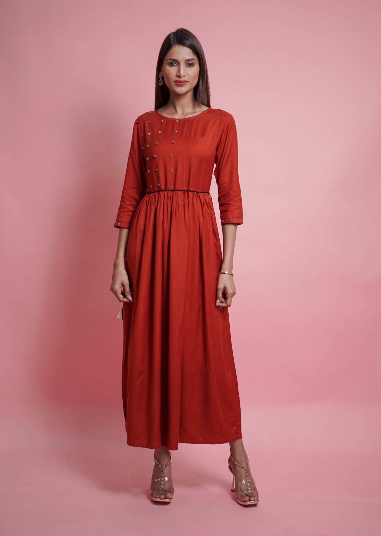 Rust gown