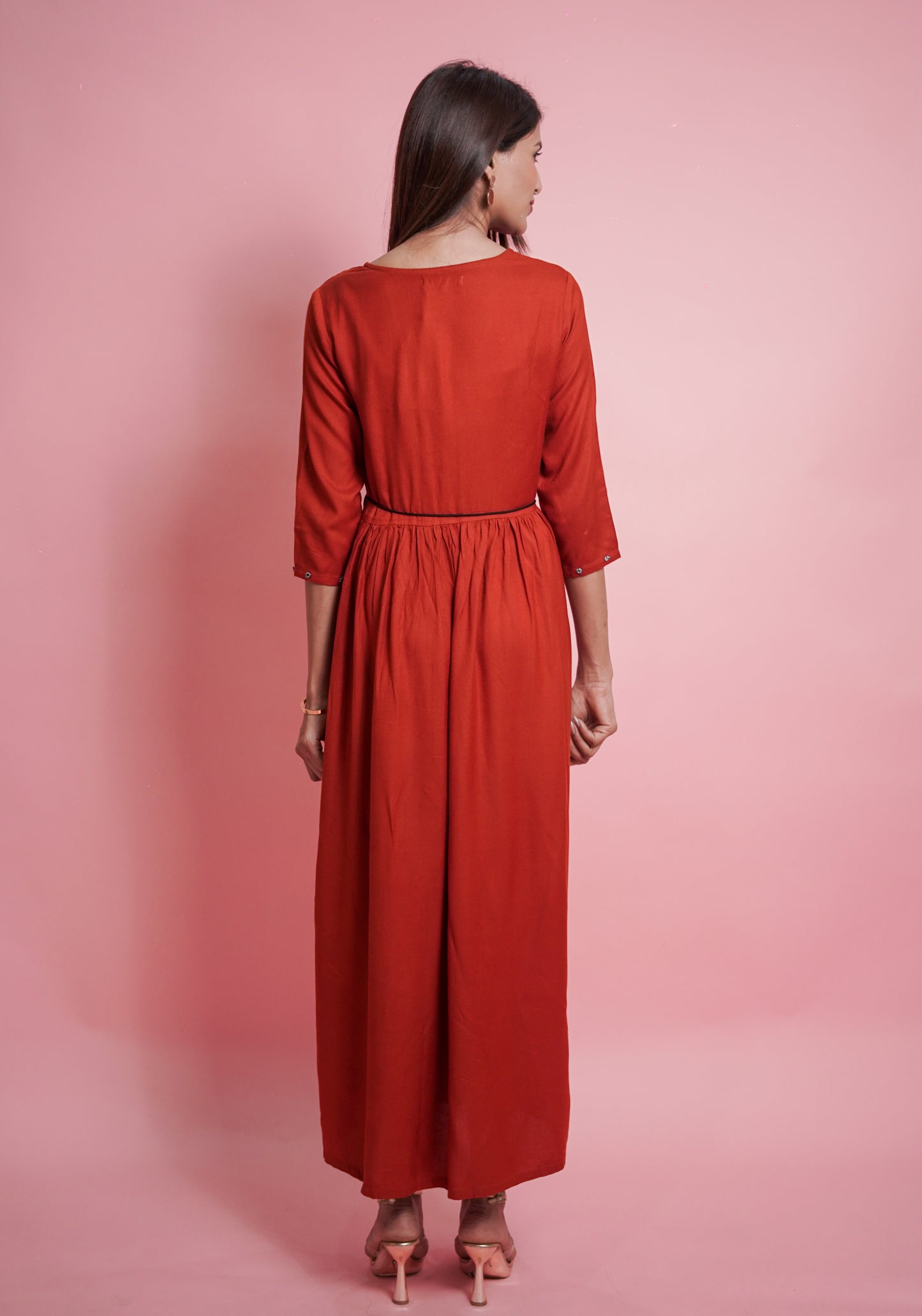Rust gown