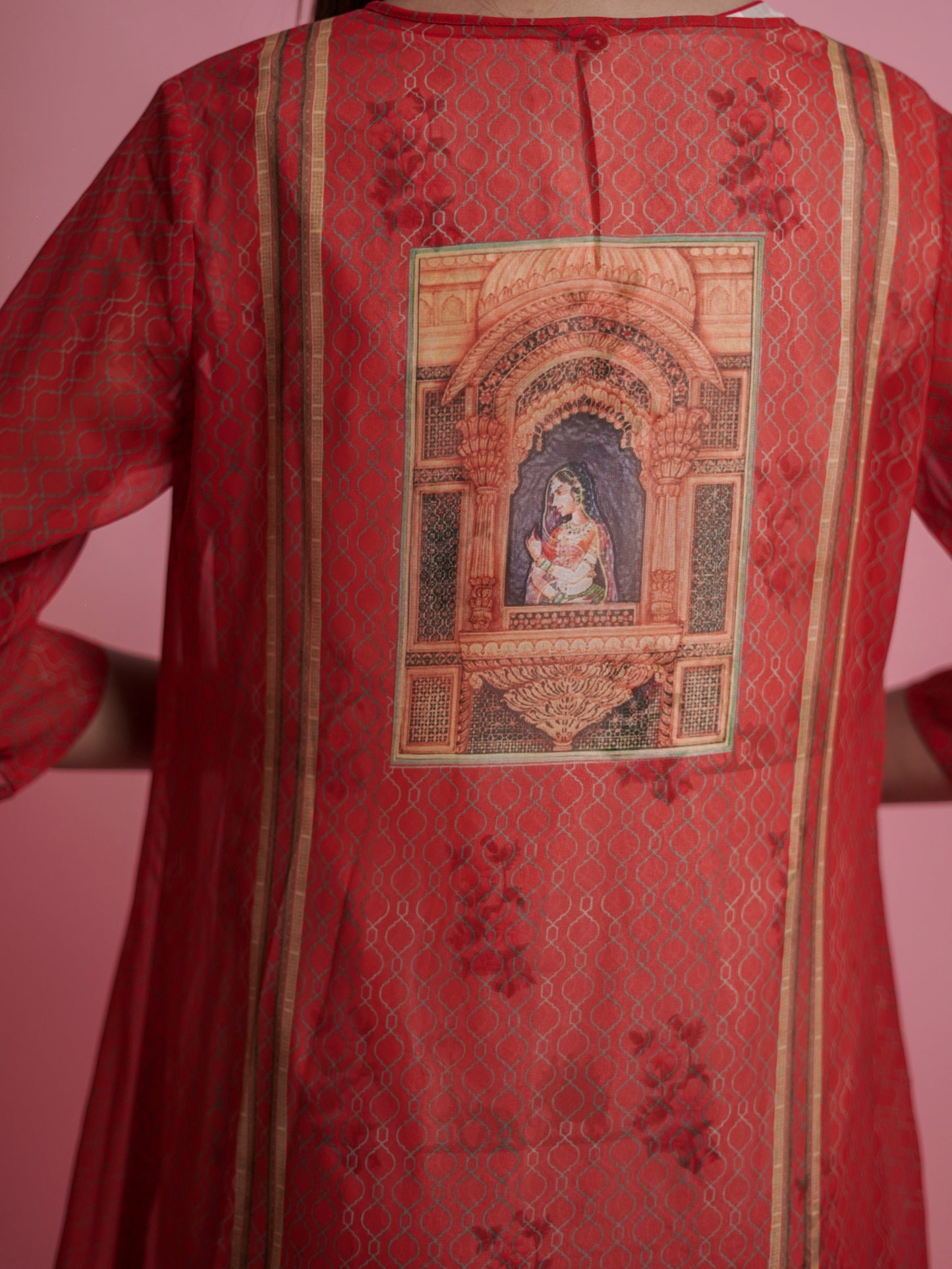 Rust Kurti Set