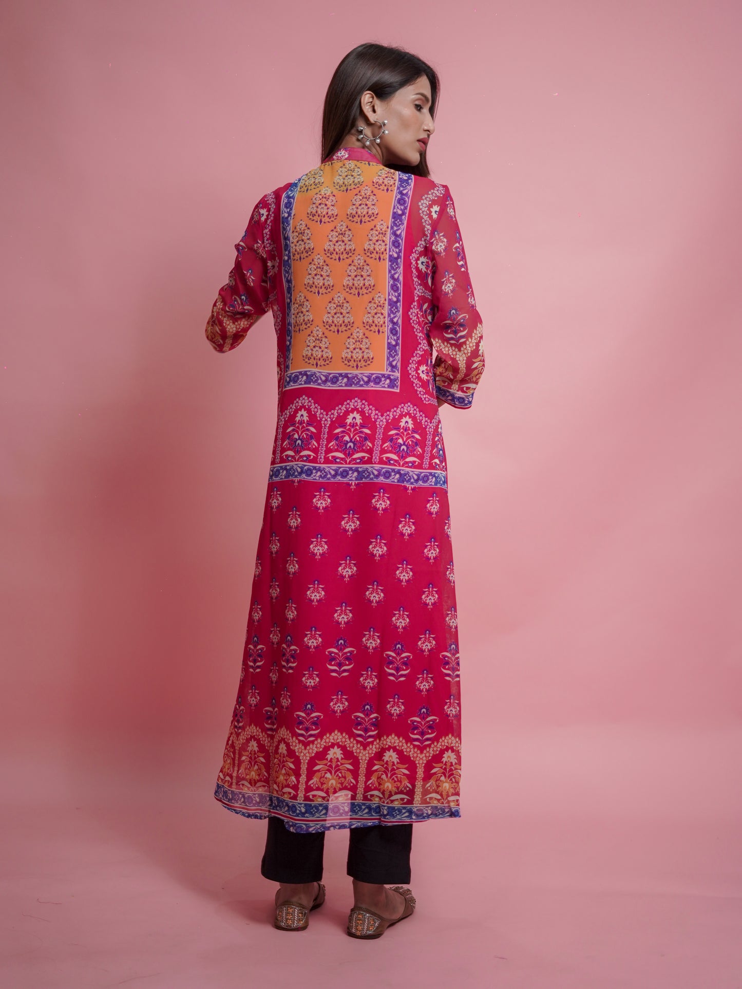 Pink Kurti Set
