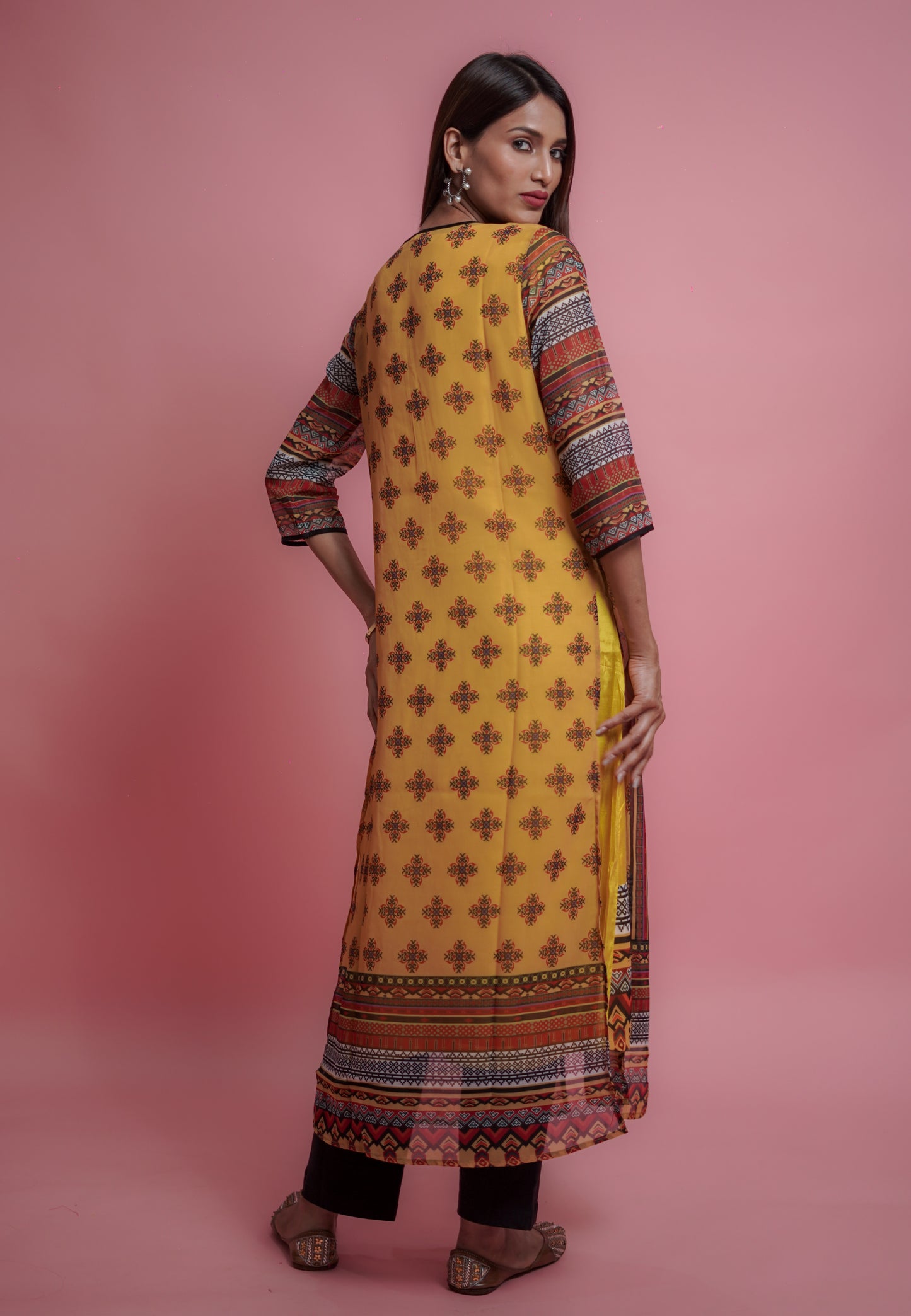 Yellow Kurti Set
