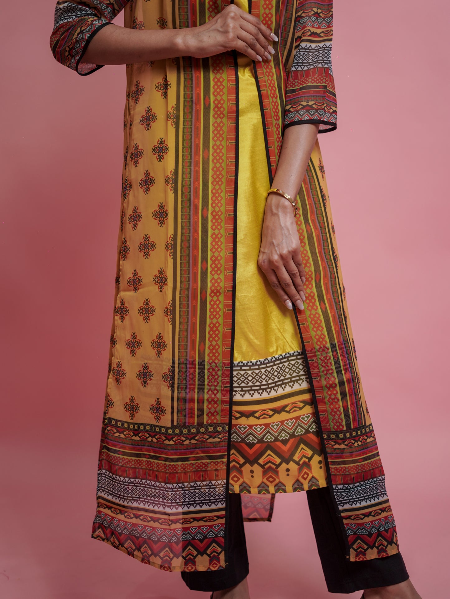 Yellow Kurti Set