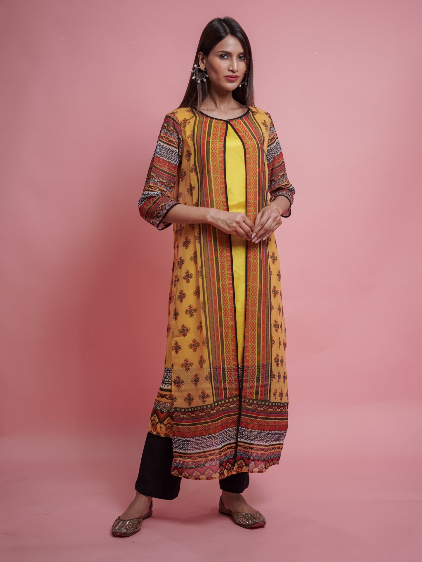 Yellow Kurti Set