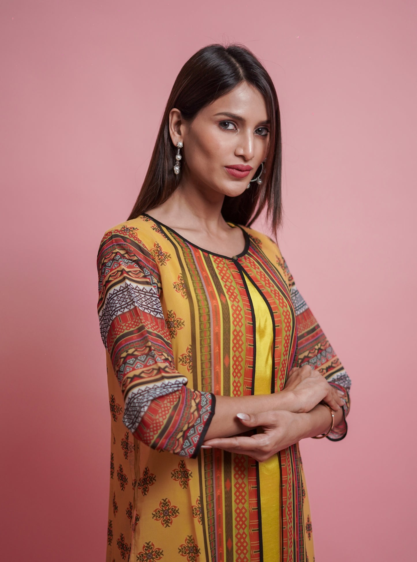 Yellow Kurti Set