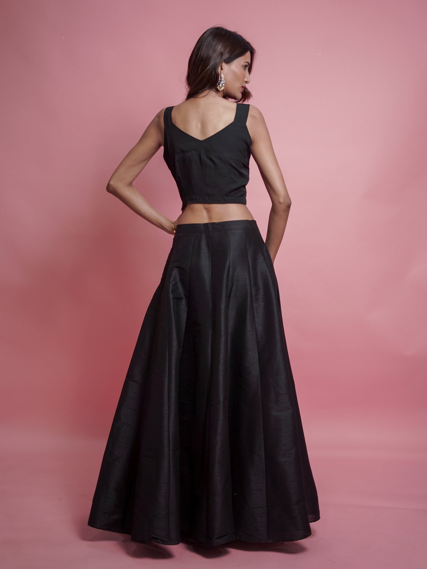 Black Skirt Top