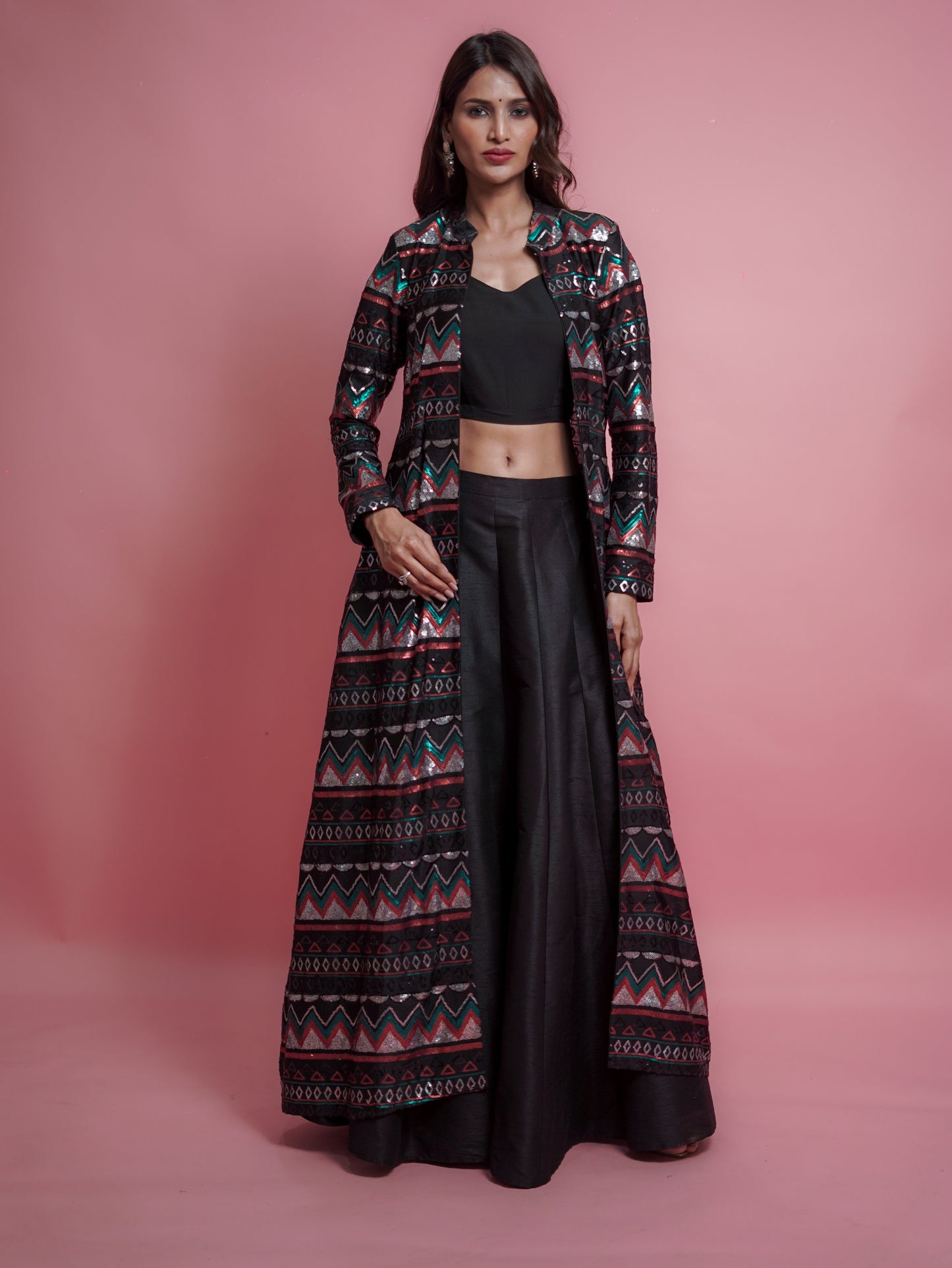 Black Skirt Top