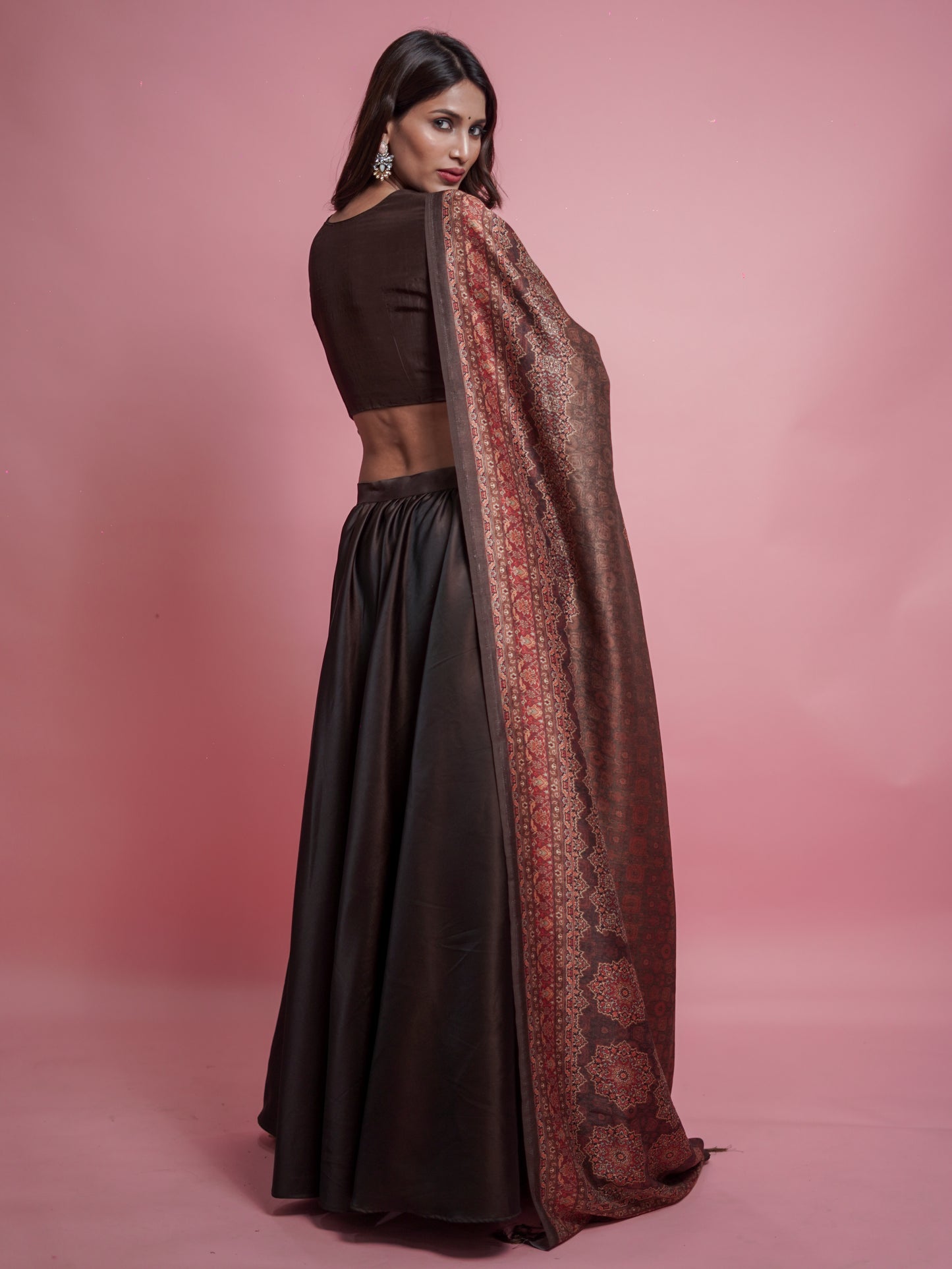 Crop Top and Skirt Set