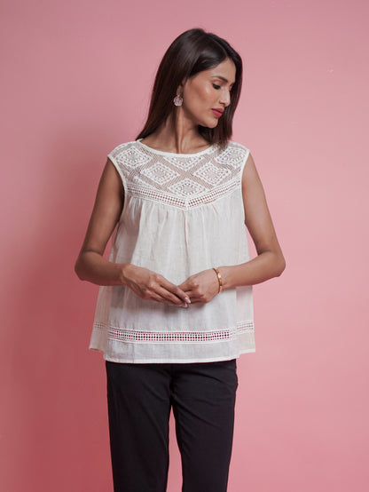 Cutwork Top