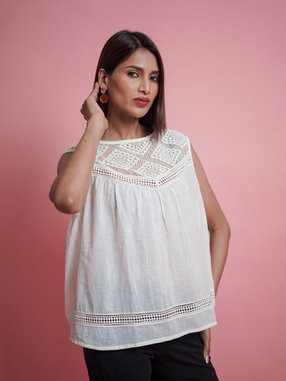 Cutwork Top